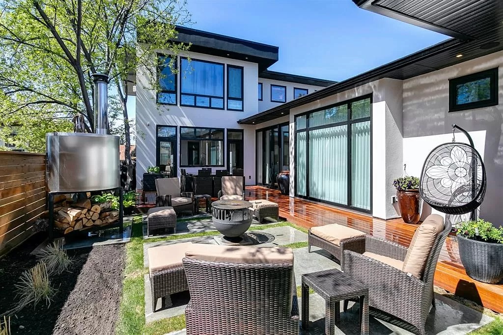 The Calgary Estate is a stunning contemporary masterpiece now available for sale. This home is located at 942 SW Crescent Rd NW, Calgary, AB T2M 4A8, Canada