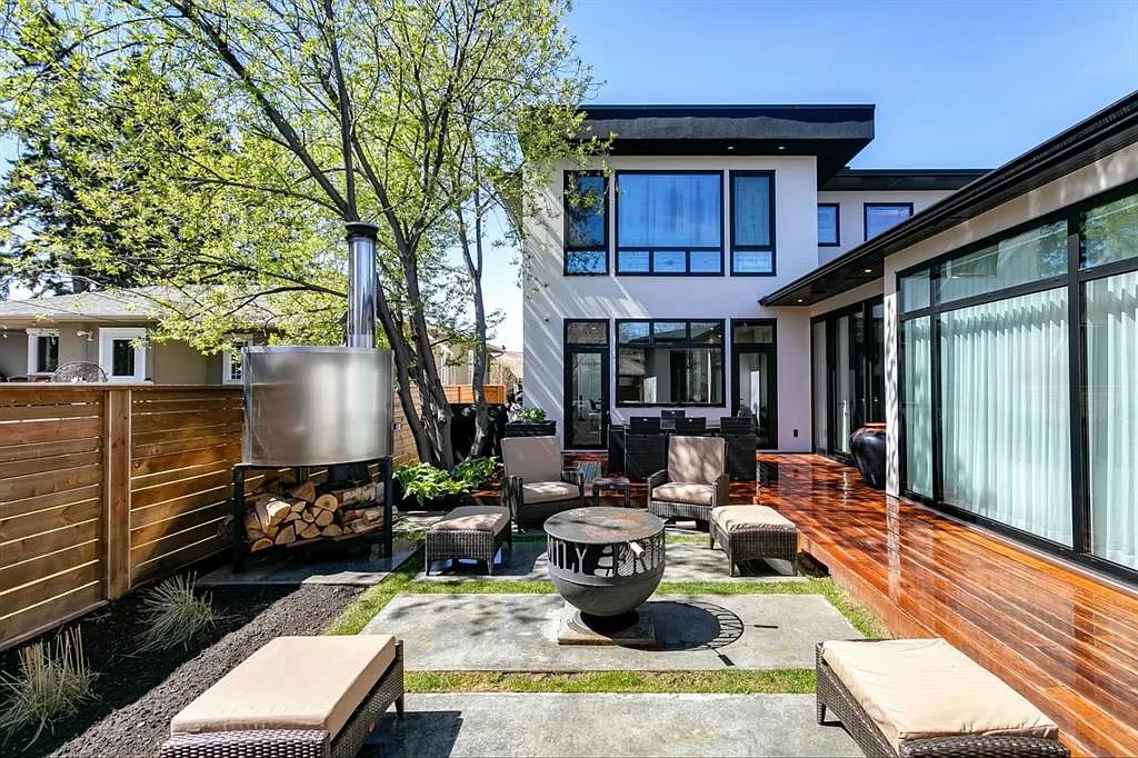 The Calgary Estate is a stunning contemporary masterpiece now available for sale. This home is located at 942 SW Crescent Rd NW, Calgary, AB T2M 4A8, Canada