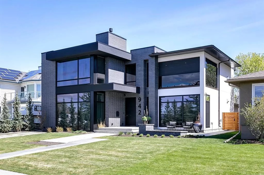 The Calgary Estate is a stunning contemporary masterpiece now available for sale. This home is located at 942 SW Crescent Rd NW, Calgary, AB T2M 4A8, Canada