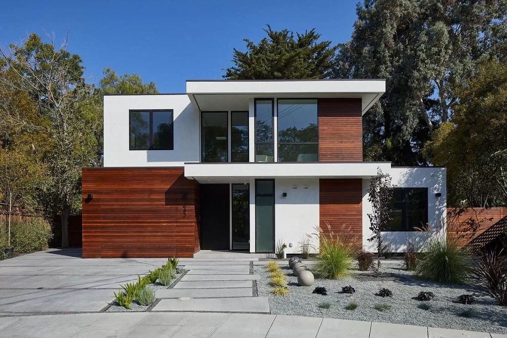 The Home in Palo Alto is a newly built contemporary estate with high-end materials, luxe finishes, and superior craftsmanship now available for sale. This home located at 843 Sutter Ave, Palo Alto, California;