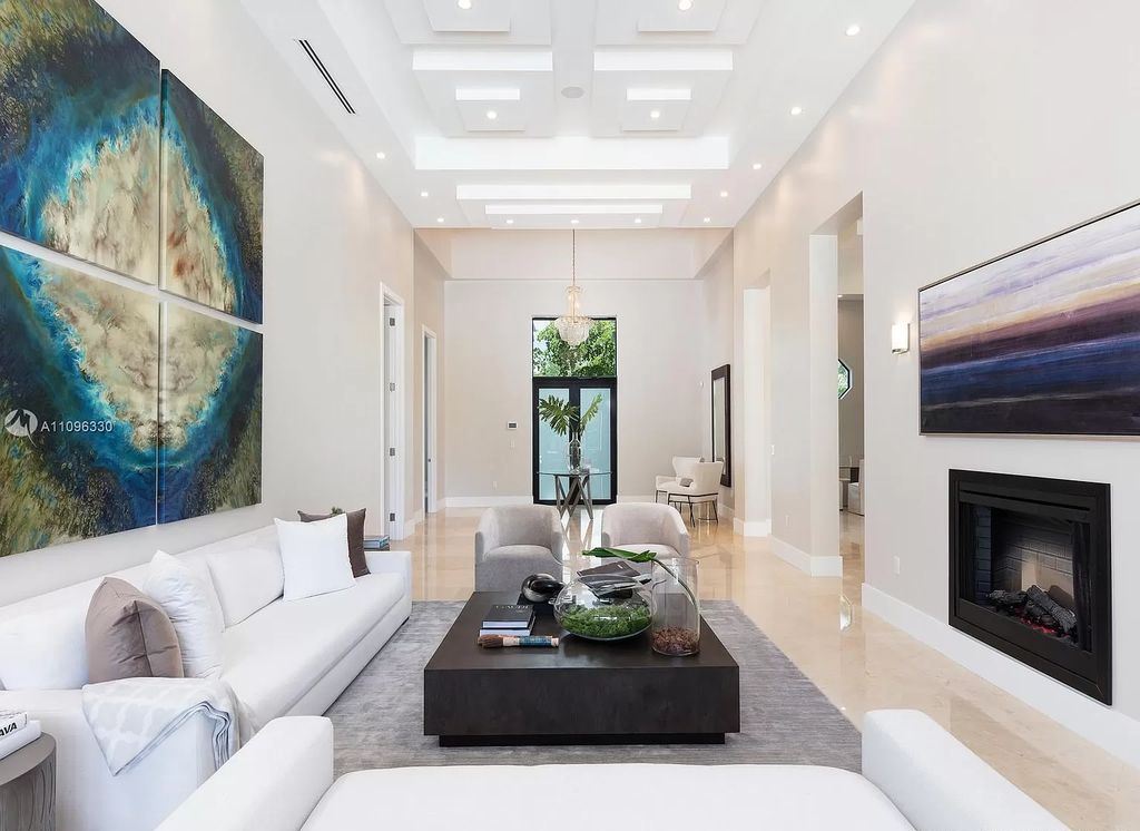 The Home in Miami is a striking brand new construction in the highly desirable Ponce-Davis area offering privacy and security now available for sale. This home located at 8341 SW 54th Ave, Miami, Florida