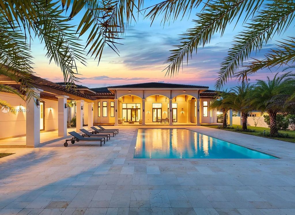 The Home in Miami is a striking brand new construction in the highly desirable Ponce-Davis area offering privacy and security now available for sale. This home located at 8341 SW 54th Ave, Miami, Florida