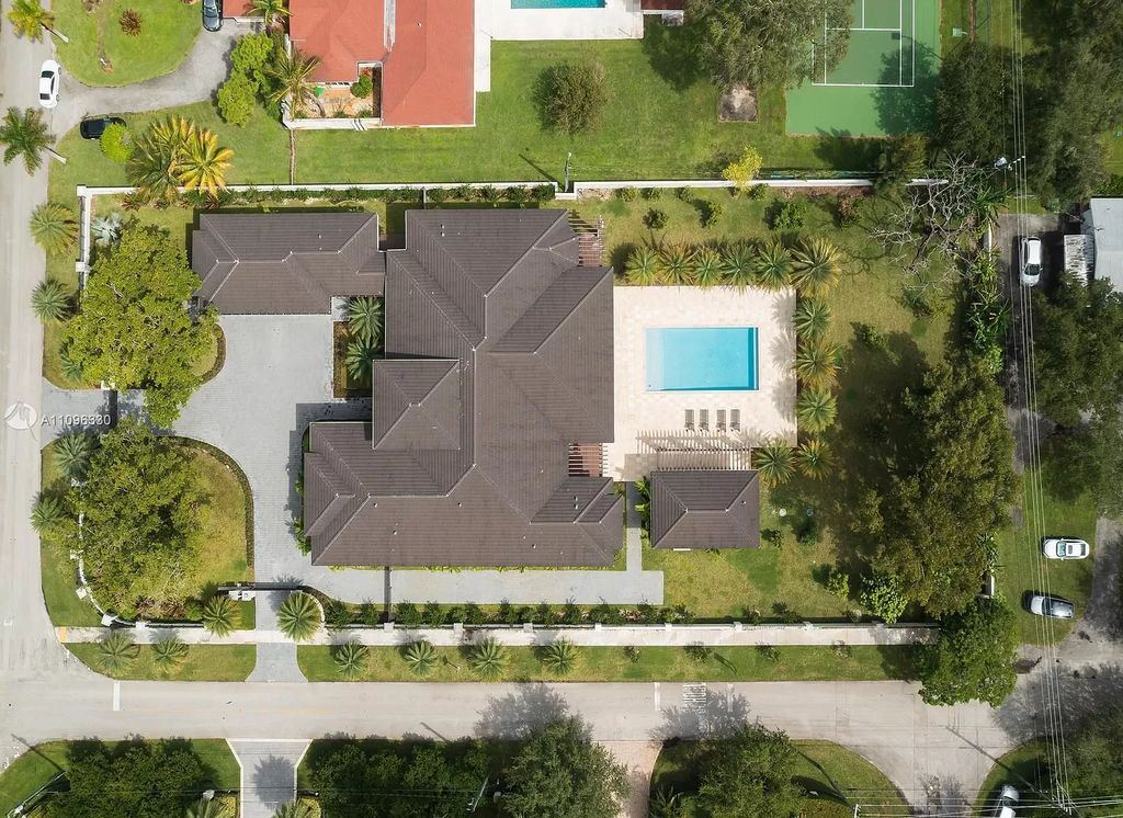 The Home in Miami is a striking brand new construction in the highly desirable Ponce-Davis area offering privacy and security now available for sale. This home located at 8341 SW 54th Ave, Miami, Florida