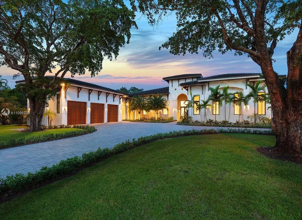 The Home in Miami is a striking brand new construction in the highly desirable Ponce-Davis area offering privacy and security now available for sale. This home located at 8341 SW 54th Ave, Miami, Florida