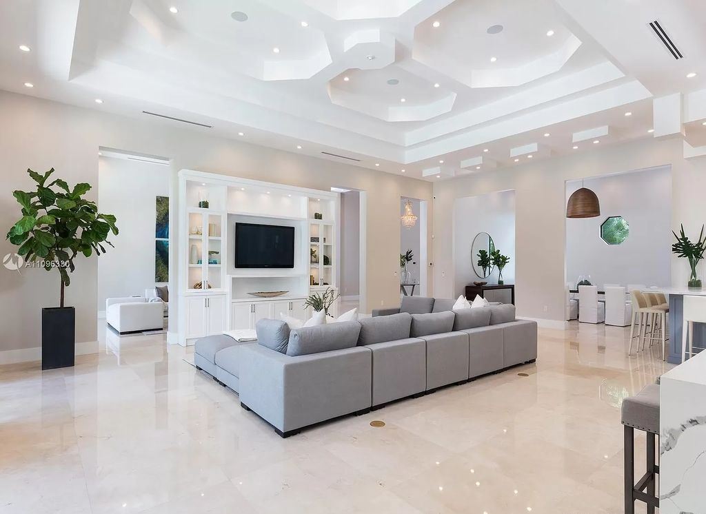 The Home in Miami is a striking brand new construction in the highly desirable Ponce-Davis area offering privacy and security now available for sale. This home located at 8341 SW 54th Ave, Miami, Florida