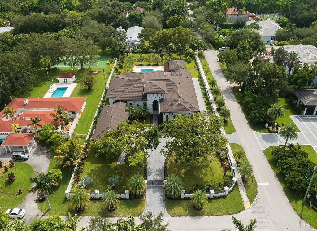 The Home in Miami is a striking brand new construction in the highly desirable Ponce-Davis area offering privacy and security now available for sale. This home located at 8341 SW 54th Ave, Miami, Florida