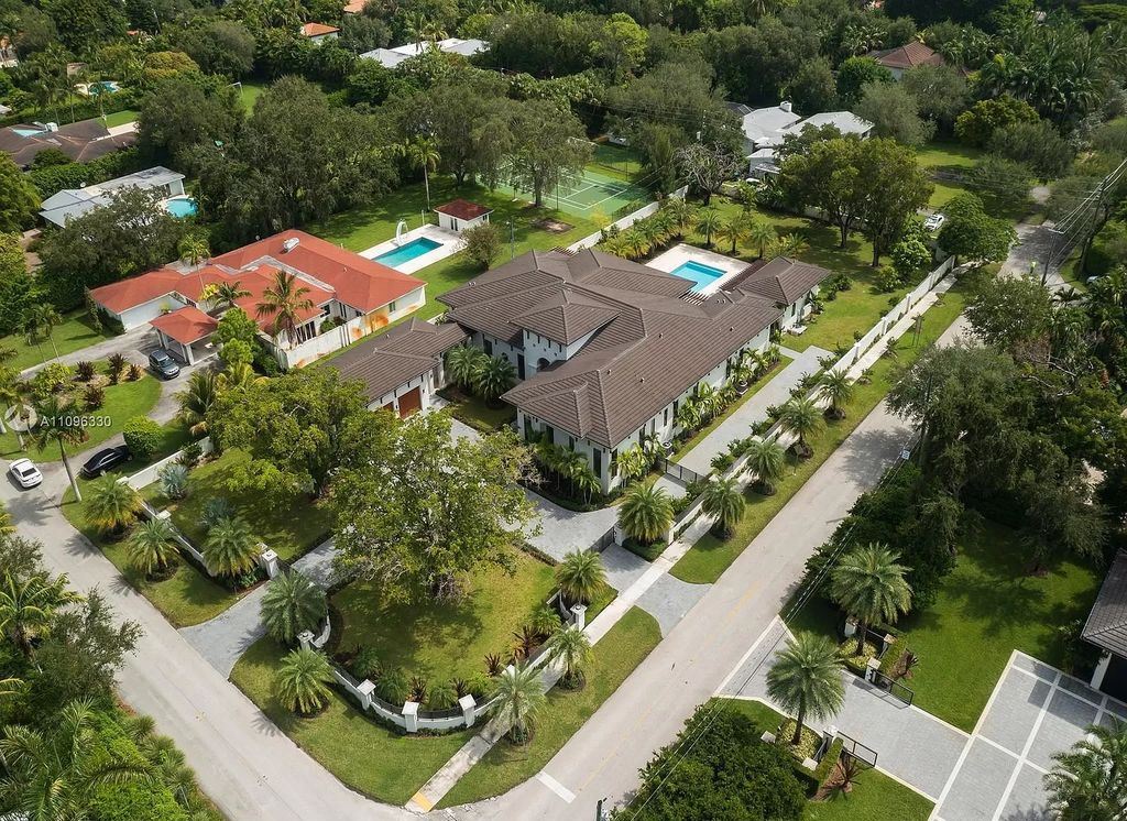 The Home in Miami is a striking brand new construction in the highly desirable Ponce-Davis area offering privacy and security now available for sale. This home located at 8341 SW 54th Ave, Miami, Florida