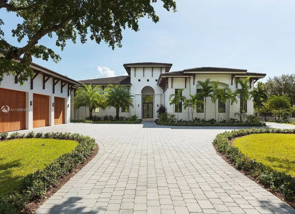 The Home in Miami is a striking brand new construction in the highly desirable Ponce-Davis area offering privacy and security now available for sale. This home located at 8341 SW 54th Ave, Miami, Florida