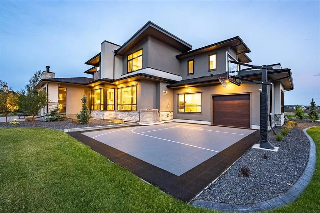 The Stunning House in Alberta is an architectural masterpiece now available for sale. This home is located at 34 S Watermark Cres, Rocky View County, AB T3L 0E9, Canada