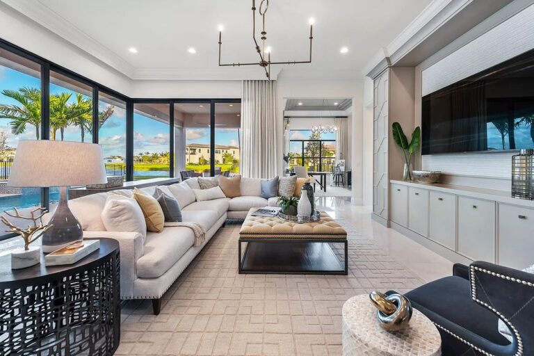 Stunning Transitional One Story Home in Boca Raton asking $3,700,000