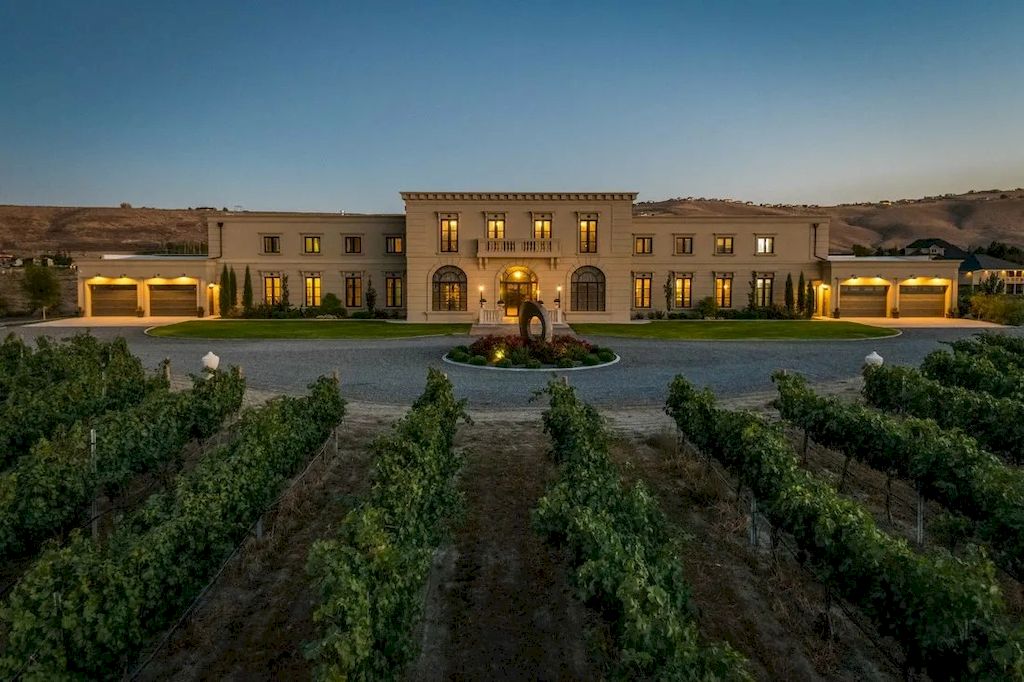 The "Naoi Cailini Oga" Estate in Washington is truly a masterpiece now available for sale. This home is located at 100821 E Brandon Dr, Kennewick, Washington