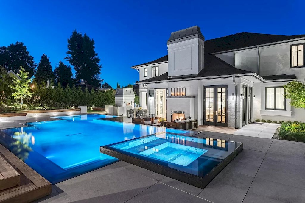 The Majestic House in Vancouver is an exceptional newly completed grand-scale luxury estate now available for sale. This home is located at 1126 Wolfe Ave, Vancouver, BC V6H 1V8, Canada