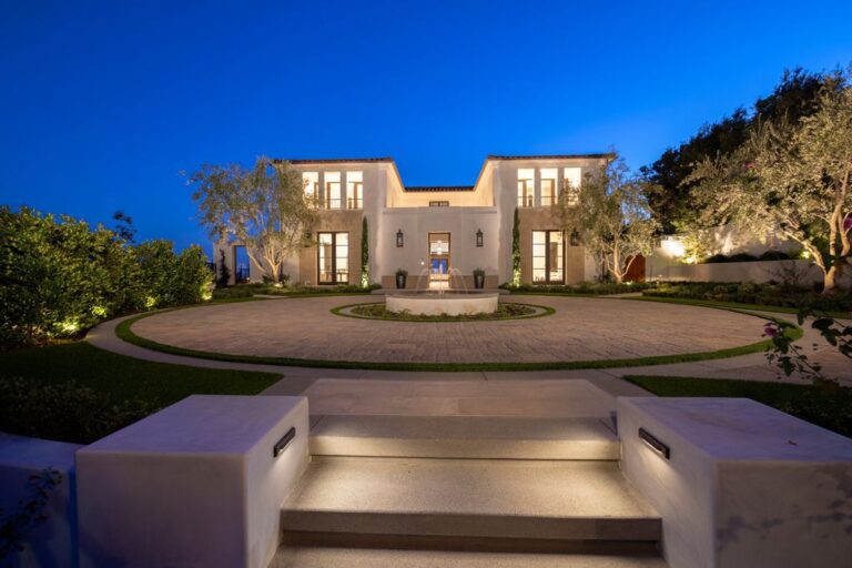 This $25,900,000 Newport Coast Mansion is A Reflection of Timeless Appeal and Quality Construction