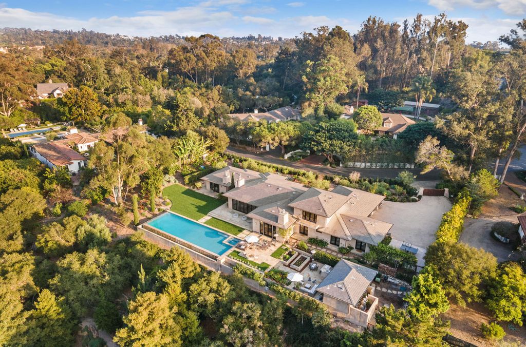 The Santa Barbara Home with exceptional styling and finishes an oversized 3-car garage, and gated entry, stunning and vast mountain vistas now available for sale. This home located at 403 Woodley Rd, Santa Barbara, California