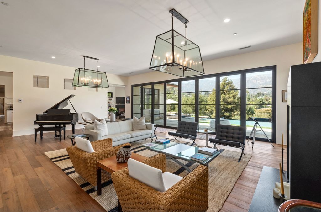 The Santa Barbara Home with exceptional styling and finishes an oversized 3-car garage, and gated entry, stunning and vast mountain vistas now available for sale. This home located at 403 Woodley Rd, Santa Barbara, California