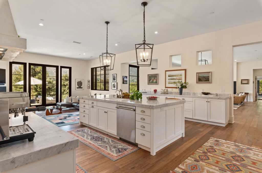 The Santa Barbara Home with exceptional styling and finishes an oversized 3-car garage, and gated entry, stunning and vast mountain vistas now available for sale. This home located at 403 Woodley Rd, Santa Barbara, California