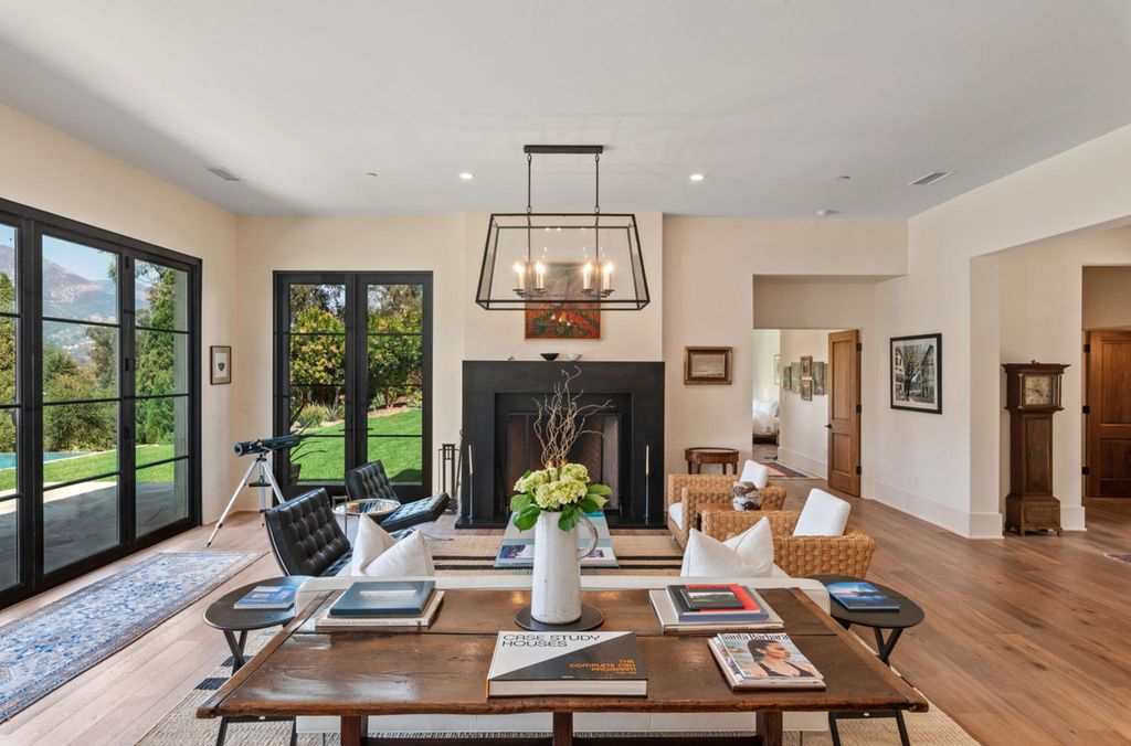 The Santa Barbara Home with exceptional styling and finishes an oversized 3-car garage, and gated entry, stunning and vast mountain vistas now available for sale. This home located at 403 Woodley Rd, Santa Barbara, California