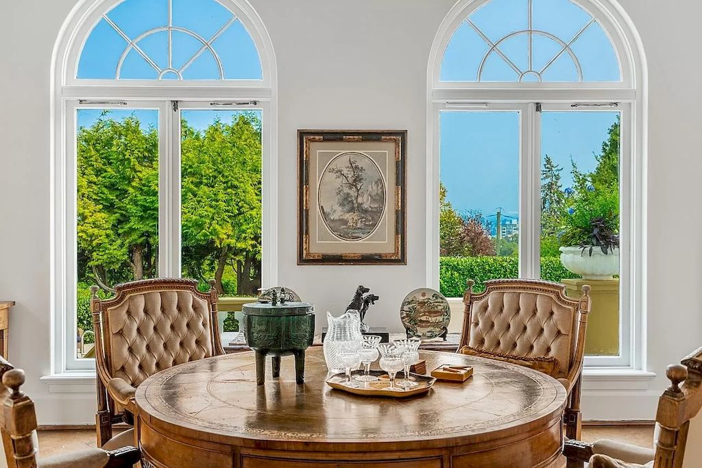 The Magnificent Mediterranean Estate in Vancouver is a luxury residence designed foremost with warm, private and spectacularly beautiful, now available for sale. This home is located at 1598 Marpole Ave, Vancouver, BC V6J 2S1, Canada