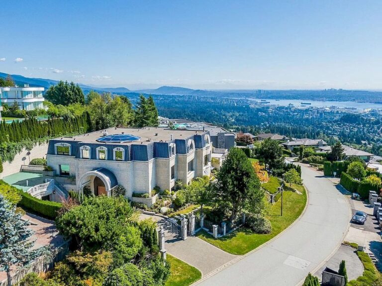This C$16,998,000 Palace Style Property in West Vancouver is Truly a Remarkable and Unique Masterpiece
