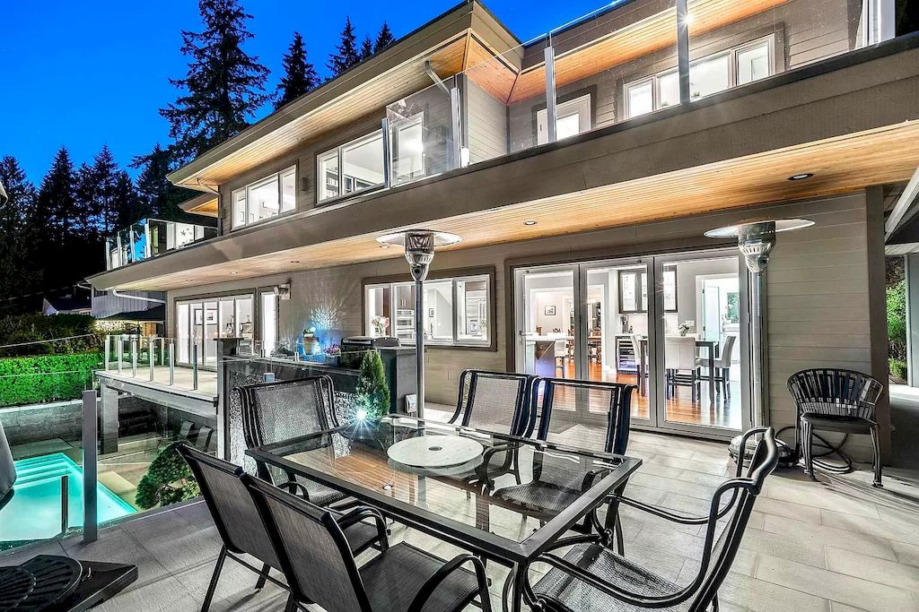 The Exquisite Property in North Vancouver features ocean & city views now available for sale. This home is located at 380 Newdale Ct, North Vancouver, BC V7N 3H4, Canada