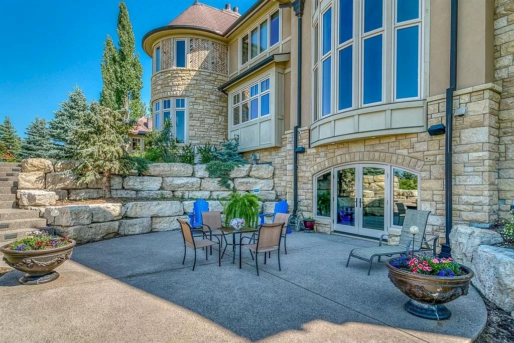 The Extraordinary French Chateau in Alberta offers grand luxurious living now available for sale. This home is located at 25130 Escarpment Ridge Vw, Rocky View County, AB T3Z 3M7, Canada