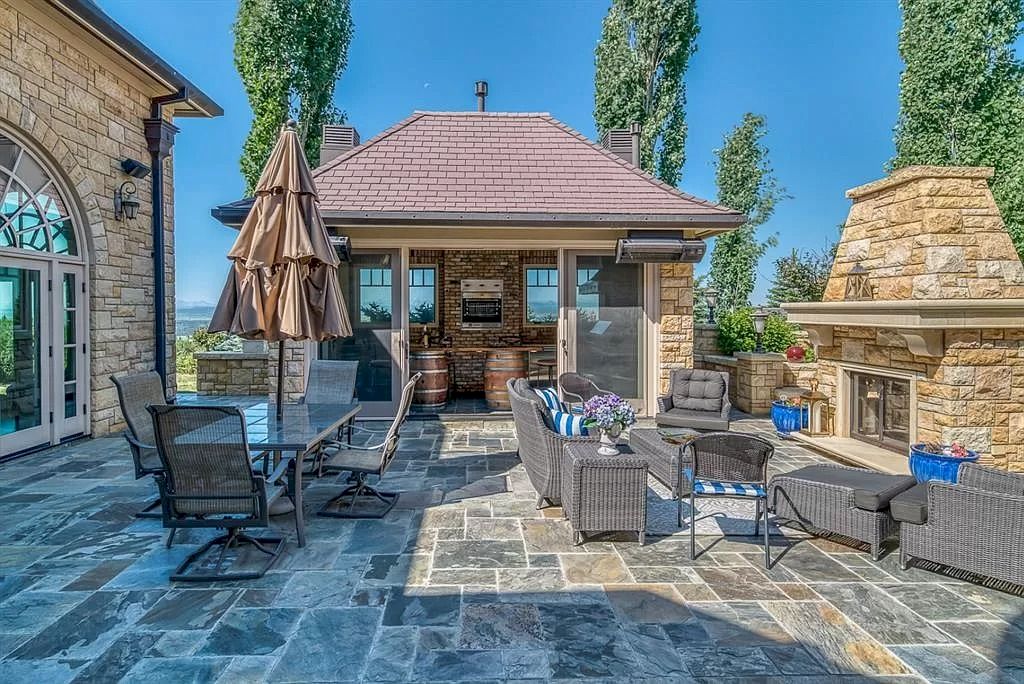 The Extraordinary French Chateau in Alberta offers grand luxurious living now available for sale. This home is located at 25130 Escarpment Ridge Vw, Rocky View County, AB T3Z 3M7, Canada