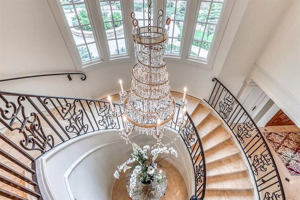 The Extraordinary French Chateau in Alberta offers grand luxurious living now available for sale. This home is located at 25130 Escarpment Ridge Vw, Rocky View County, AB T3Z 3M7, Canada