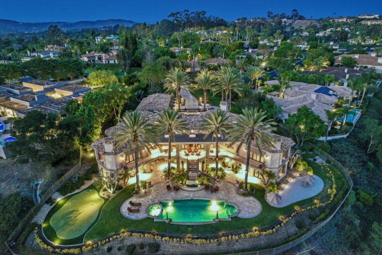 This Exquisite Villa in Rancho Santa Fe is Luxury Living at Its Finest
