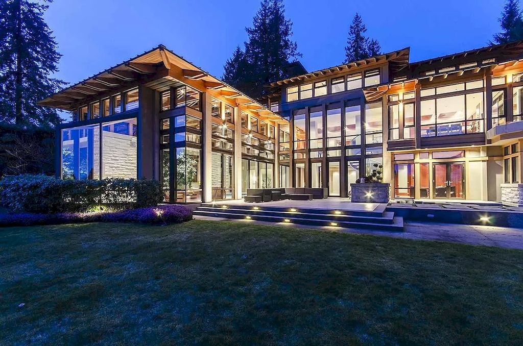 The World-Class Estate in West Vancouver is a spectacular concrete residence now available for sale. This home is located at 2860 Mathers Ave, West Vancouver, BC V7V 2J9, Canada
