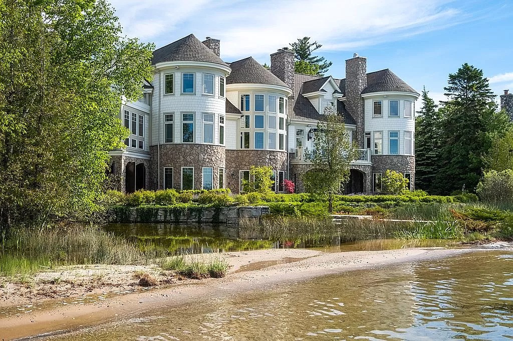 Amazing Lake Charlevoix Estate in Michigan with Timeless Architecture and  Stunning Details Listed for $10,900,000