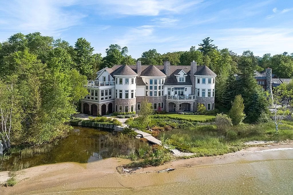 Amazing Lake Charlevoix Estate in Michigan with Timeless Architecture and  Stunning Details Listed for $10,900,000