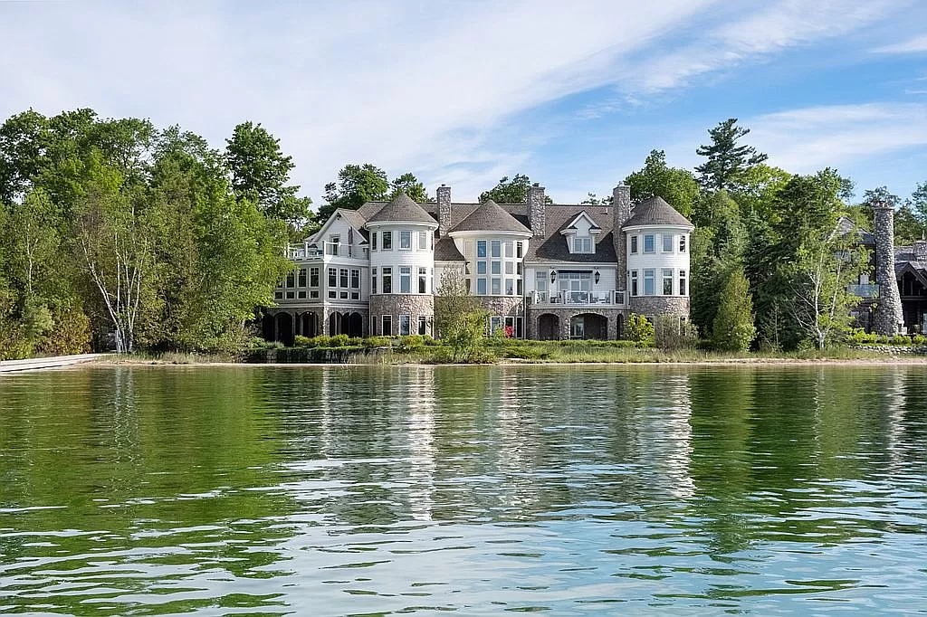 Amazing Lake Charlevoix Estate in Michigan with Timeless Architecture and  Stunning Details Listed for $10,900,000
