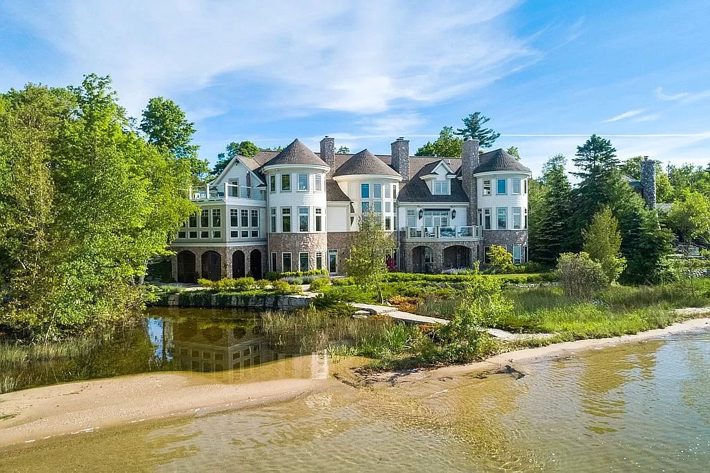 Amazing Lake Charlevoix Estate in Michigan with Timeless Architecture and  Stunning Details Listed for $10,900,000