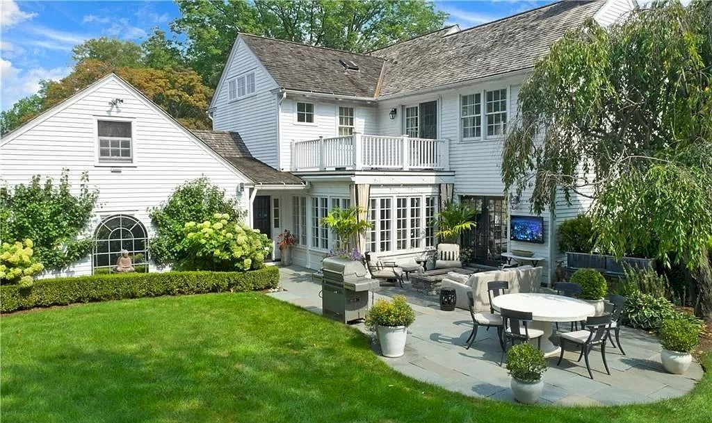 Stylish Renovations Perfectly Blended with Original Architectural Details in this Connecticut $3,875,000 Beautiful Estate