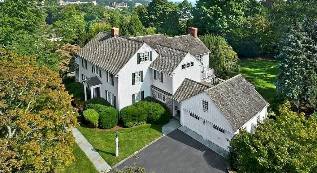 Stylish Renovations Perfectly Blended with Original Architectural Details in this Connecticut $3,875,000 Beautiful Estate