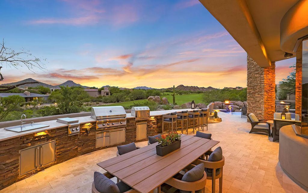 Stunning soft contemporary home offers views of city lights and Sonoran Desert in Arizona selling for $3,600,000