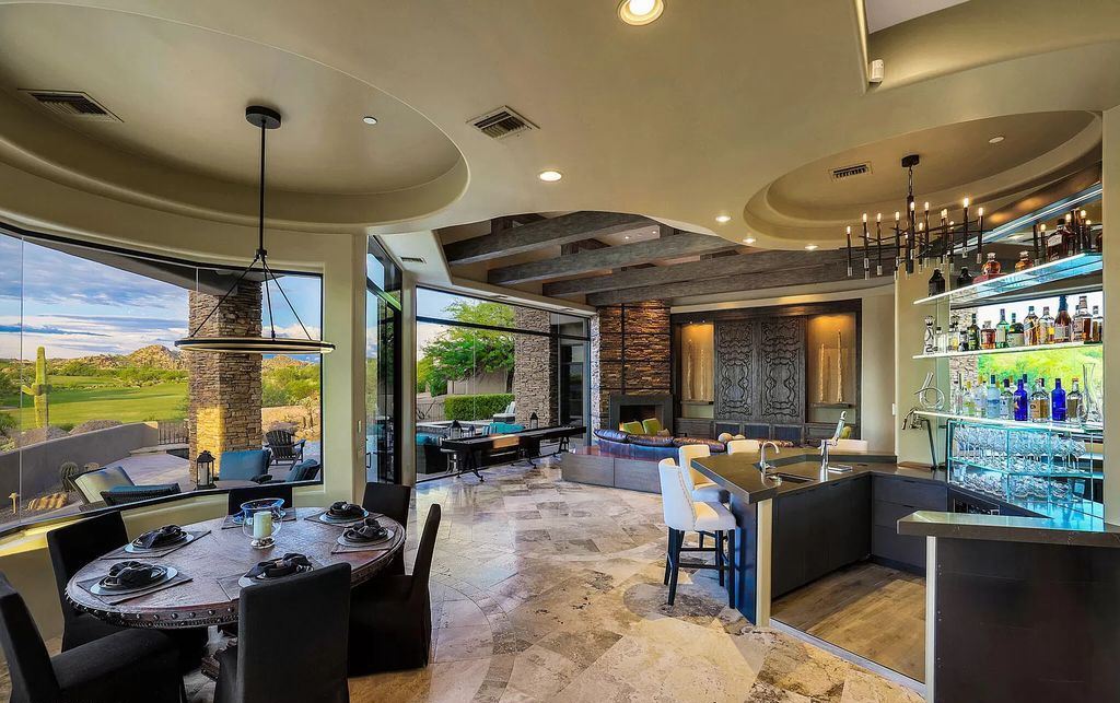 Stunning soft contemporary home offers views of city lights and Sonoran Desert in Arizona selling for $3,600,000