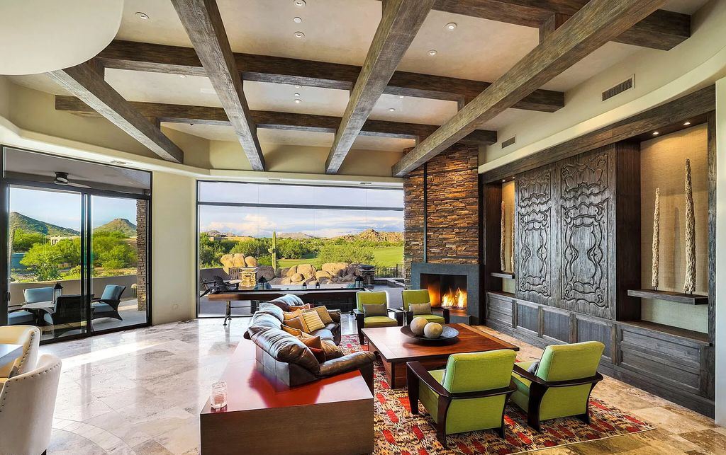 Stunning soft contemporary home offers views of city lights and Sonoran Desert in Arizona selling for $3,600,000