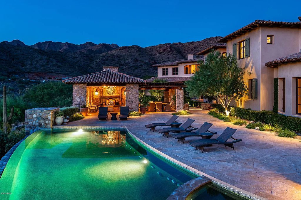 Incredible California Style Estate backdropped by the magnificent McDowell Mountains sells for $18,750,000