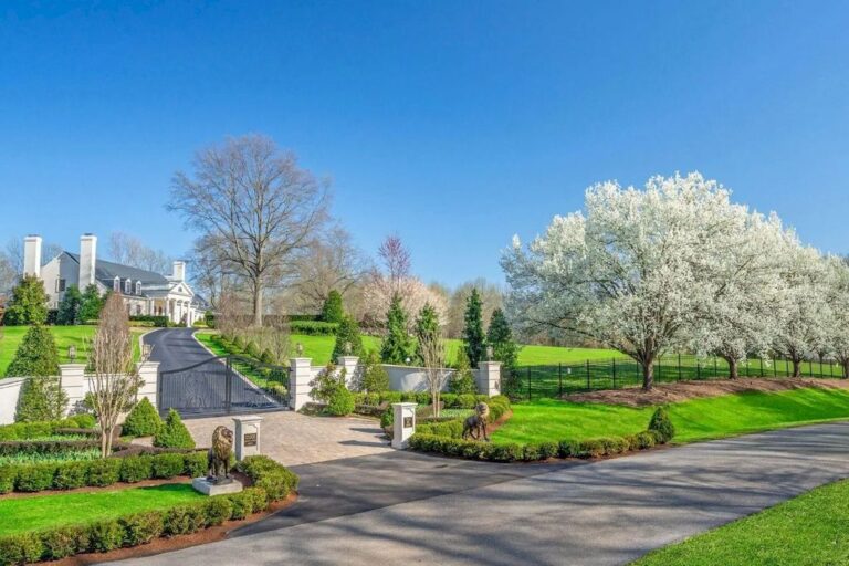Villa dei Leoni – The Unmistakable Beauty in Maryland Listed for $12,000,000