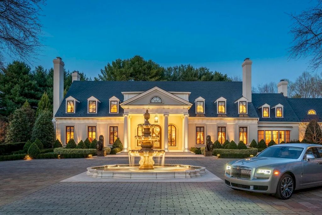 Villa dei Leoni - The Unmistakable Beauty in Maryland Listed for $12,000,000