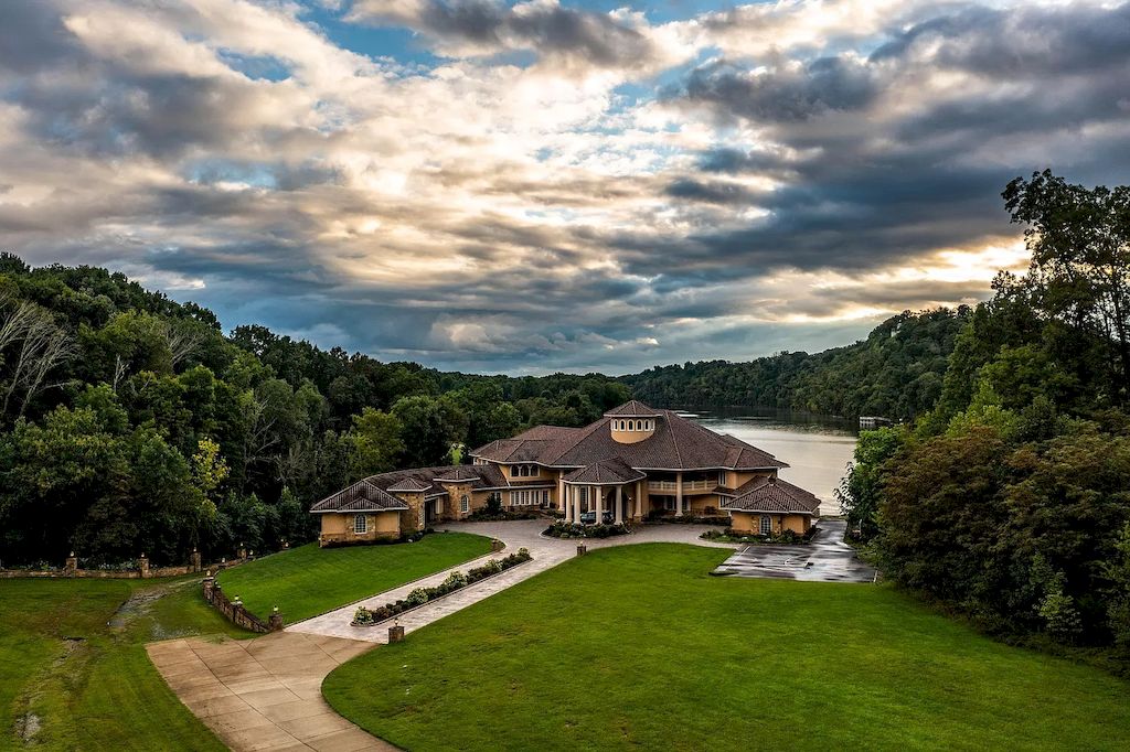 Spectacular Mediterranean Estate of Timeless Elegance and Comfort in Tennessee Listed for $9,900,000