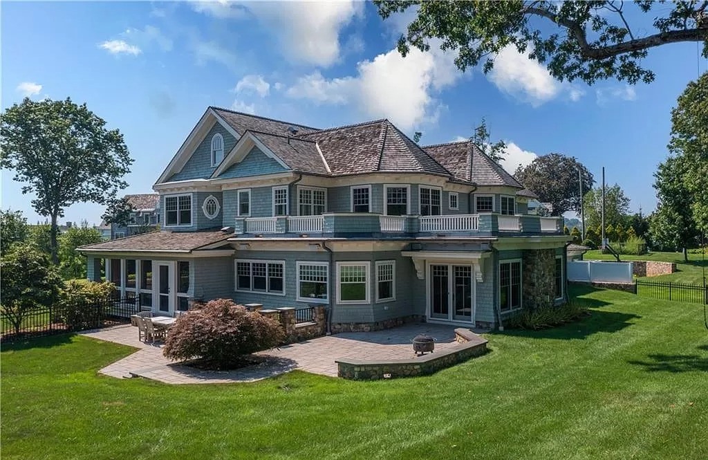 Live the Island Lifestyle in this Connecticut $5,950,000 Private Waterfront Home