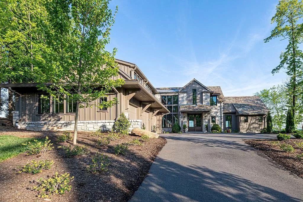 This $3,195,000 Exquisite Residence Epitomizes the Best of Upscale Lake Life Living and Elegant Architectural Design in Tennessee