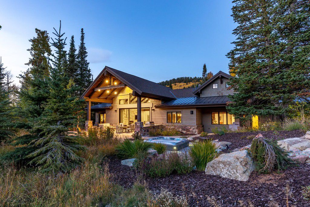 Understated Elegance Home in Utah sells for $9,700,000 with views across the slopes and up to the mountains beyond