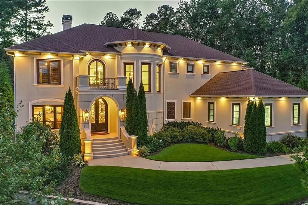 Georgia Unique Mediterranean Home with Gorgeous Views and Impeccable Landscaping Priced at $4,000,000