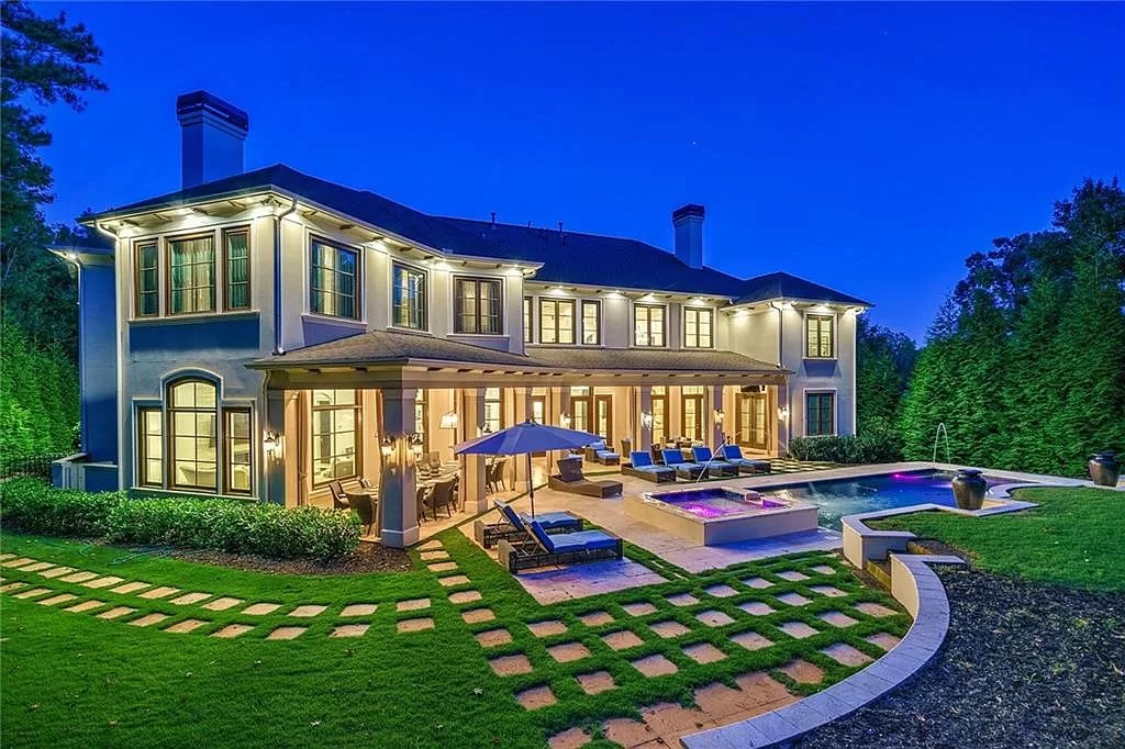 Georgia Unique Mediterranean Home with Gorgeous Views and Impeccable Landscaping Priced at $4,000,000