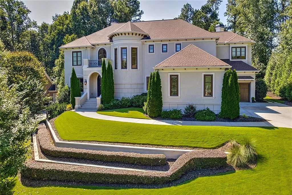 Georgia Unique Mediterranean Home with Gorgeous Views and Impeccable Landscaping Priced at $4,000,000