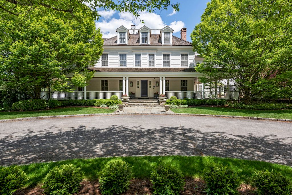 This $7,450,000 Historical New Canaan Manor is an Unsurpassed Residence for Today Lifestyle in Connecticut