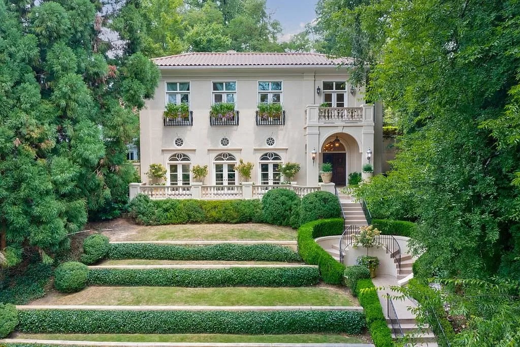 European Elegance on the Quiet End of Beverly Rd, Georgia Listed for $3,495,000